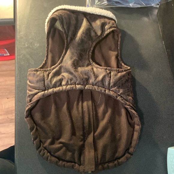 #1237 dog bomber jacket size large - Picture 2 of 3